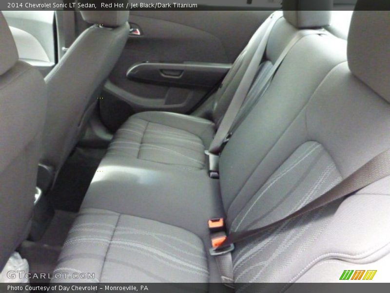 Red Hot / Jet Black/Dark Titanium 2014 Chevrolet Sonic LT Sedan
