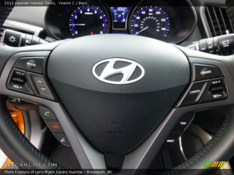 Vitamin C / Black 2013 Hyundai Veloster Turbo