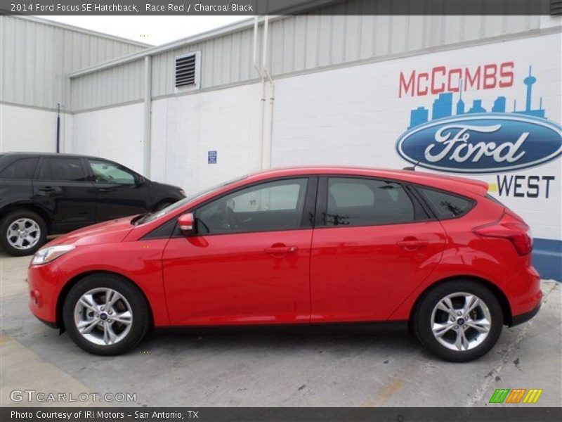 Race Red / Charcoal Black 2014 Ford Focus SE Hatchback
