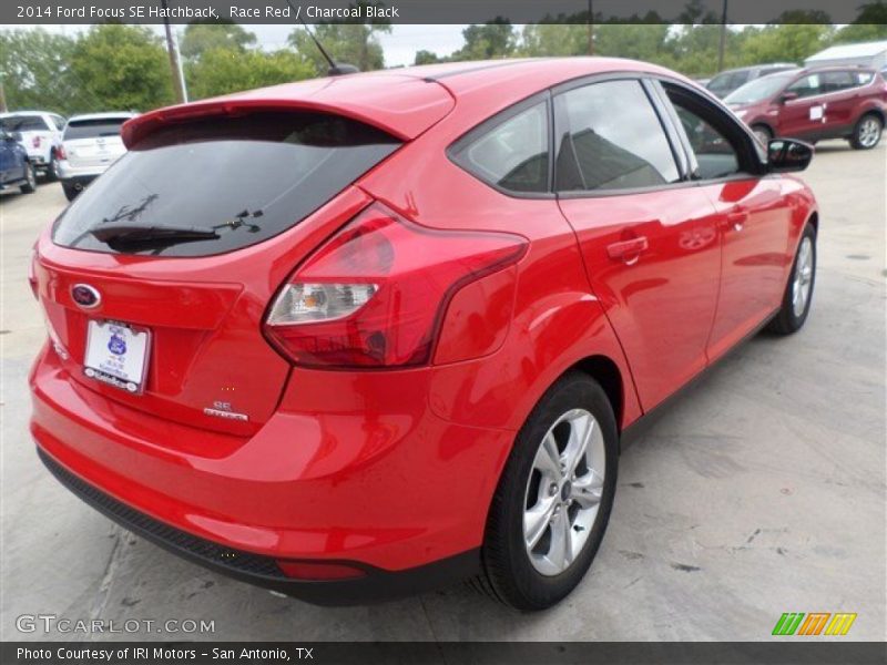 Race Red / Charcoal Black 2014 Ford Focus SE Hatchback