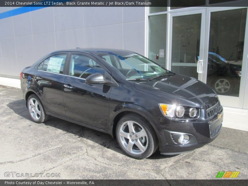 Black Granite Metallic / Jet Black/Dark Titanium 2014 Chevrolet Sonic LTZ Sedan
