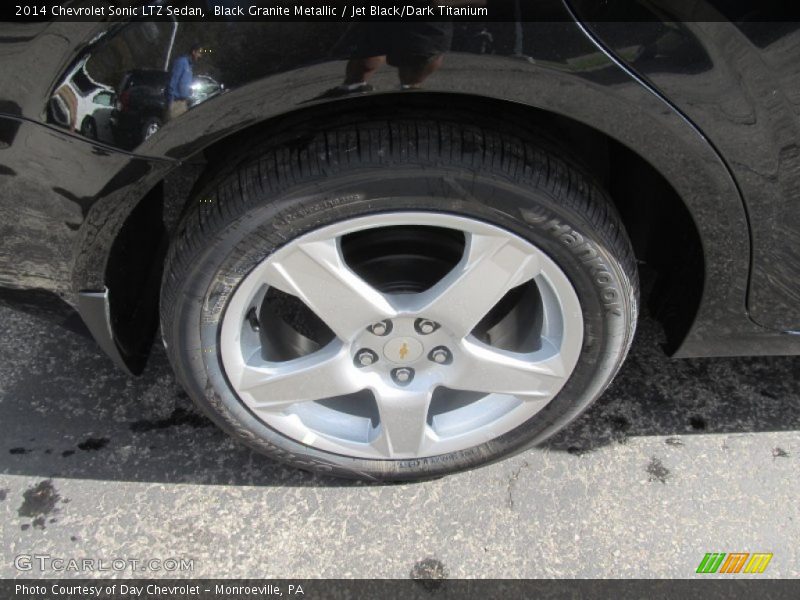 Black Granite Metallic / Jet Black/Dark Titanium 2014 Chevrolet Sonic LTZ Sedan