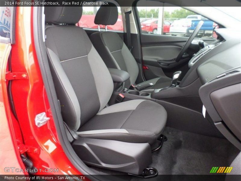Race Red / Charcoal Black 2014 Ford Focus SE Hatchback