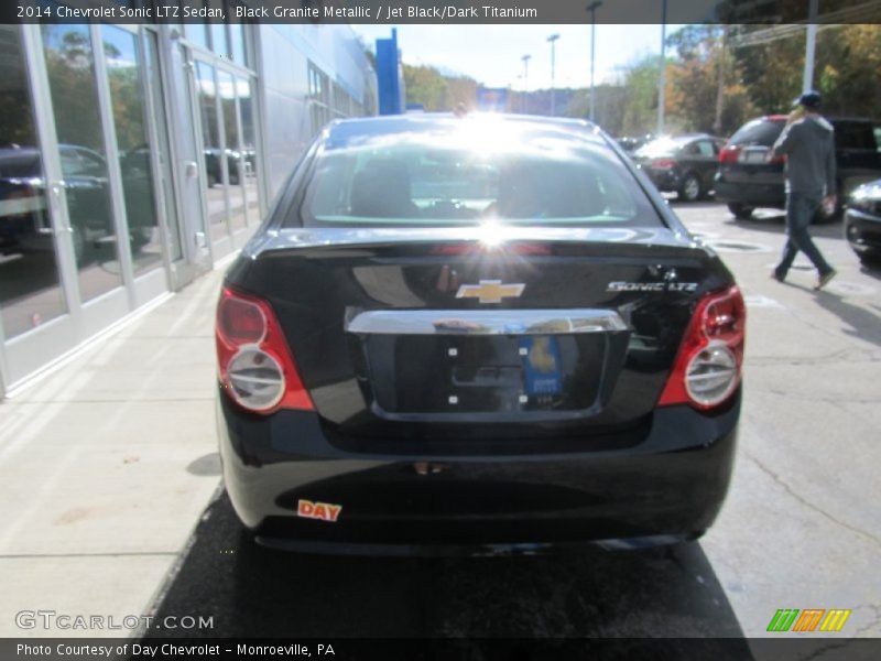 Black Granite Metallic / Jet Black/Dark Titanium 2014 Chevrolet Sonic LTZ Sedan
