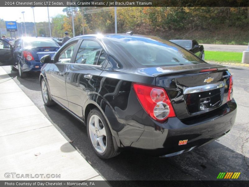 Black Granite Metallic / Jet Black/Dark Titanium 2014 Chevrolet Sonic LTZ Sedan