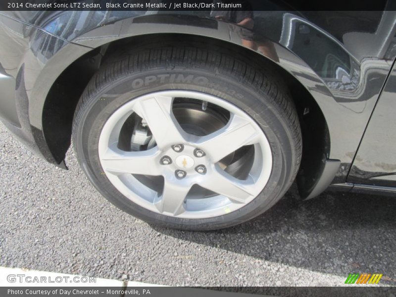 Black Granite Metallic / Jet Black/Dark Titanium 2014 Chevrolet Sonic LTZ Sedan