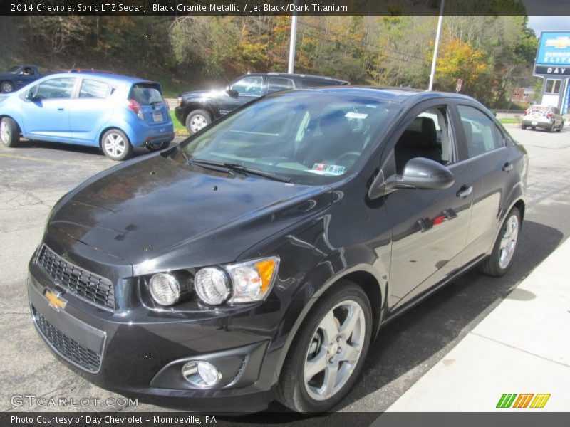 Black Granite Metallic / Jet Black/Dark Titanium 2014 Chevrolet Sonic LTZ Sedan
