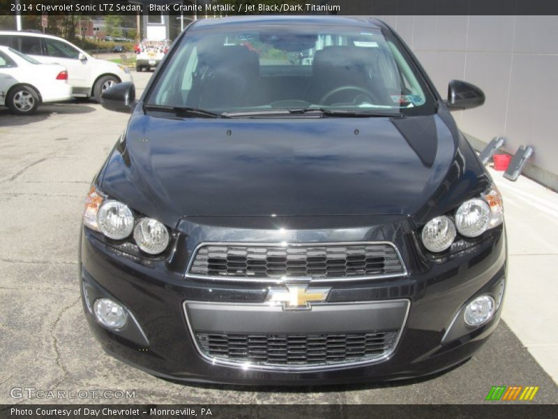 Black Granite Metallic / Jet Black/Dark Titanium 2014 Chevrolet Sonic LTZ Sedan