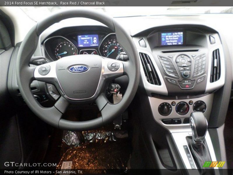 Race Red / Charcoal Black 2014 Ford Focus SE Hatchback