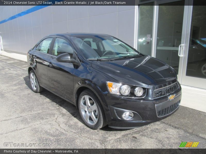 Black Granite Metallic / Jet Black/Dark Titanium 2014 Chevrolet Sonic LTZ Sedan