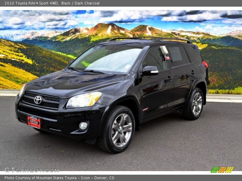 Black / Dark Charcoal 2010 Toyota RAV4 Sport 4WD