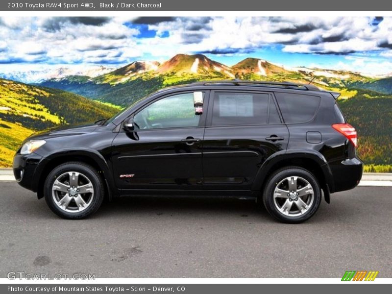 Black / Dark Charcoal 2010 Toyota RAV4 Sport 4WD