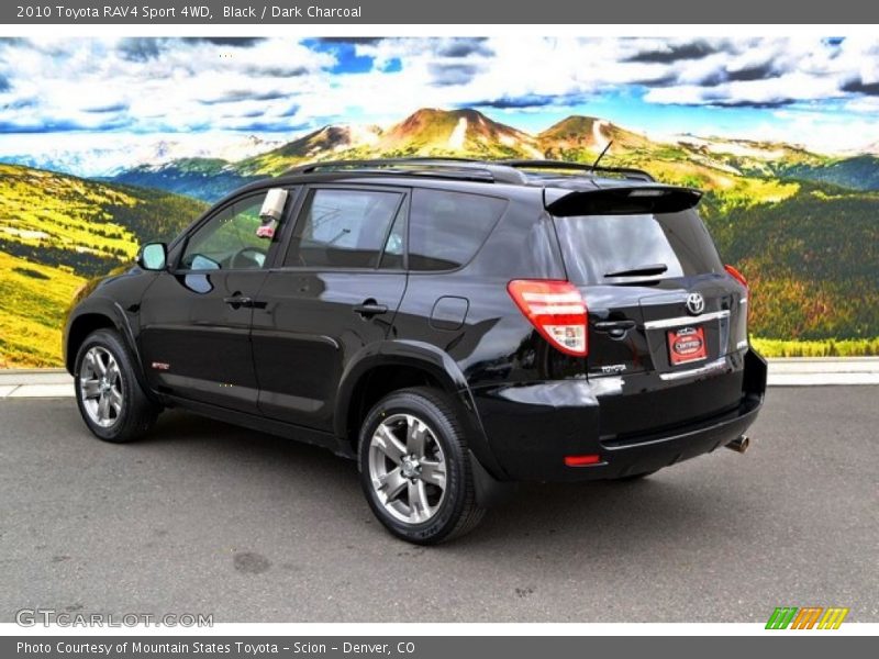 Black / Dark Charcoal 2010 Toyota RAV4 Sport 4WD