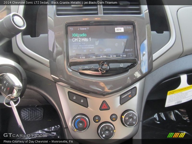 Black Granite Metallic / Jet Black/Dark Titanium 2014 Chevrolet Sonic LTZ Sedan