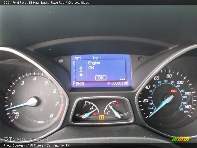 Race Red / Charcoal Black 2014 Ford Focus SE Hatchback