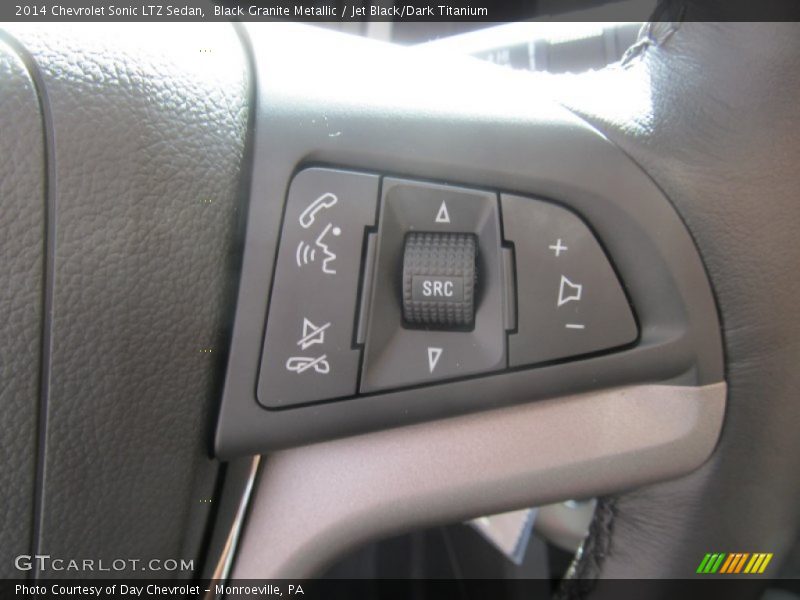 Black Granite Metallic / Jet Black/Dark Titanium 2014 Chevrolet Sonic LTZ Sedan