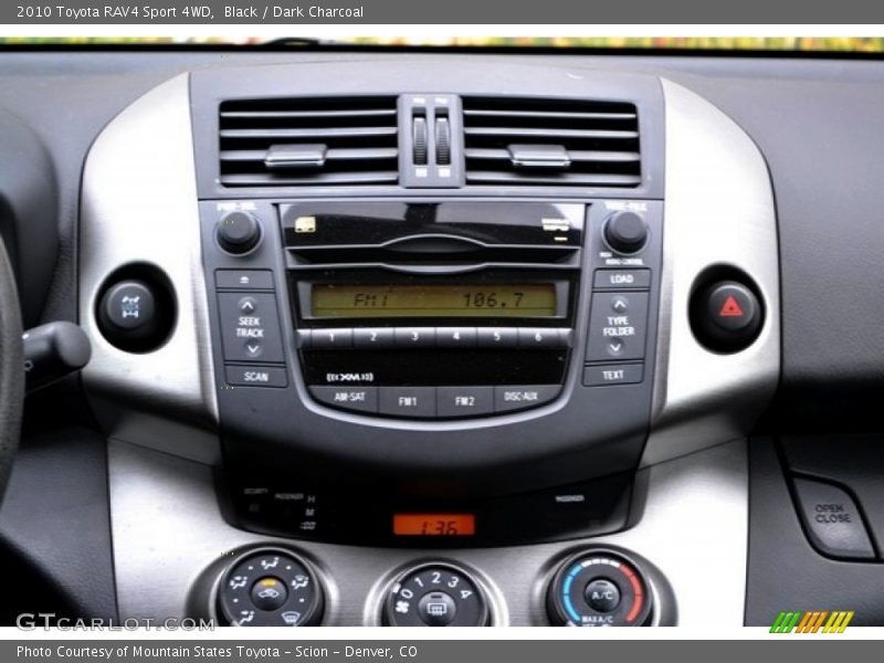 Black / Dark Charcoal 2010 Toyota RAV4 Sport 4WD