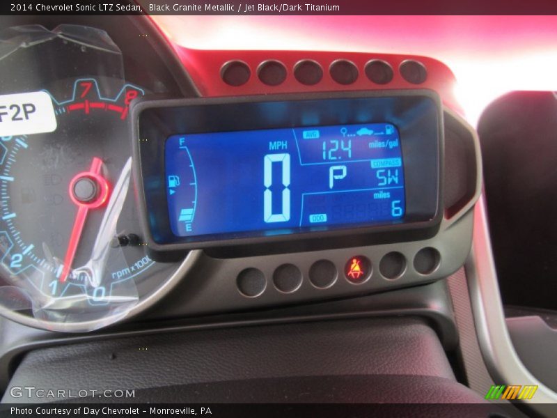 Black Granite Metallic / Jet Black/Dark Titanium 2014 Chevrolet Sonic LTZ Sedan