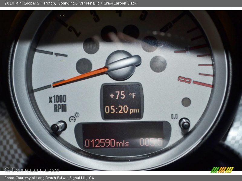 Sparkling Silver Metallic / Grey/Carbon Black 2010 Mini Cooper S Hardtop