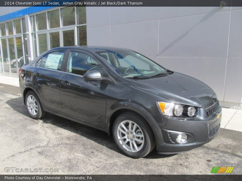 Ashen Gray Metallic / Jet Black/Dark Titanium 2014 Chevrolet Sonic LT Sedan