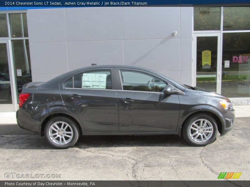 Ashen Gray Metallic / Jet Black/Dark Titanium 2014 Chevrolet Sonic LT Sedan