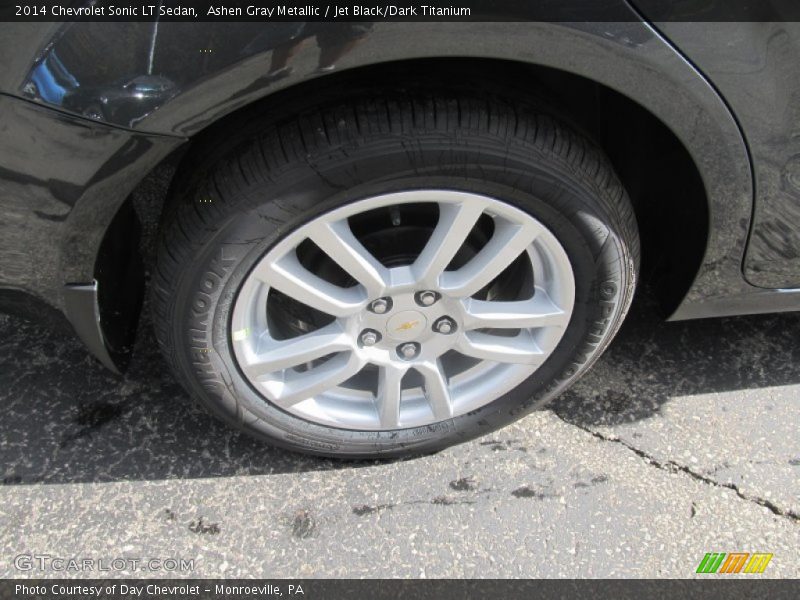 Ashen Gray Metallic / Jet Black/Dark Titanium 2014 Chevrolet Sonic LT Sedan