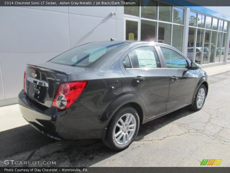 Ashen Gray Metallic / Jet Black/Dark Titanium 2014 Chevrolet Sonic LT Sedan