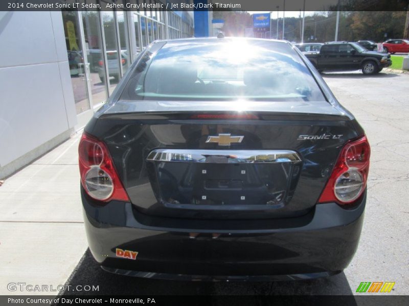 Ashen Gray Metallic / Jet Black/Dark Titanium 2014 Chevrolet Sonic LT Sedan