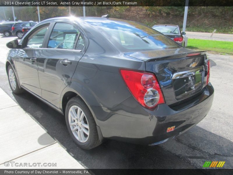 Ashen Gray Metallic / Jet Black/Dark Titanium 2014 Chevrolet Sonic LT Sedan