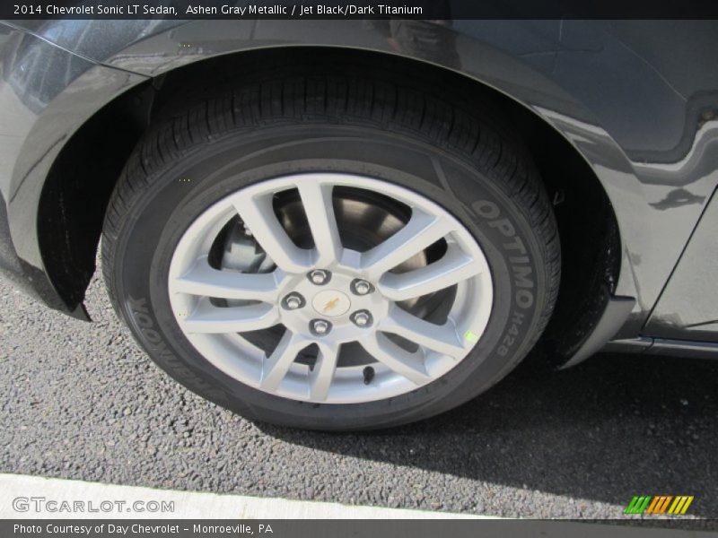 Ashen Gray Metallic / Jet Black/Dark Titanium 2014 Chevrolet Sonic LT Sedan