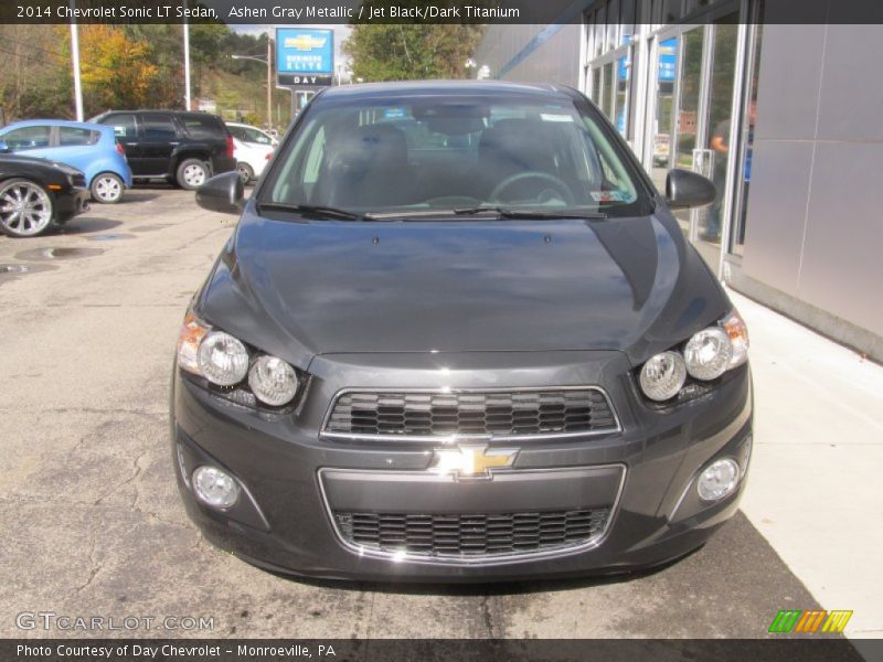 Ashen Gray Metallic / Jet Black/Dark Titanium 2014 Chevrolet Sonic LT Sedan