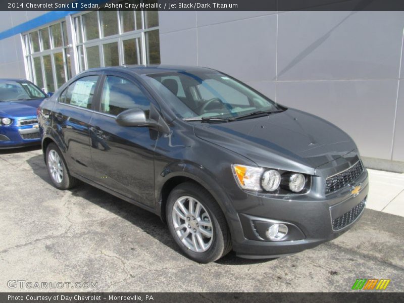 Ashen Gray Metallic / Jet Black/Dark Titanium 2014 Chevrolet Sonic LT Sedan