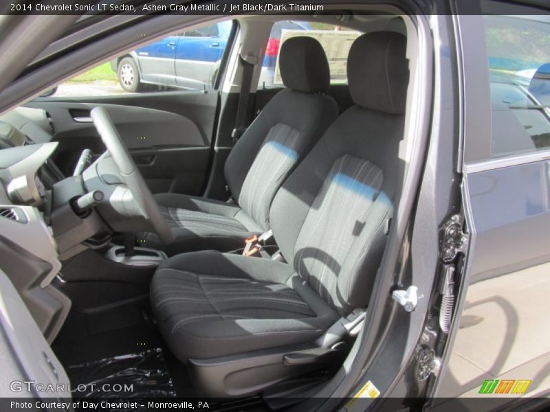 Ashen Gray Metallic / Jet Black/Dark Titanium 2014 Chevrolet Sonic LT Sedan