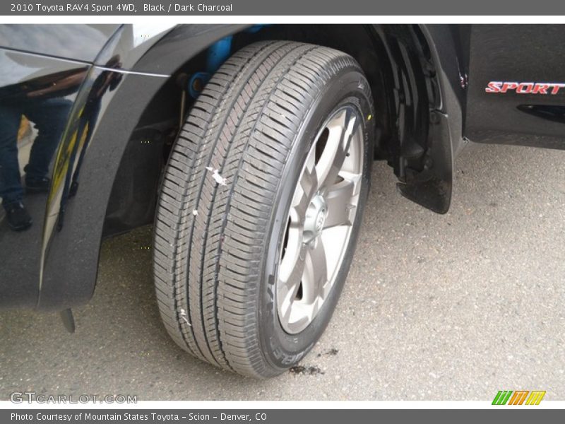 Black / Dark Charcoal 2010 Toyota RAV4 Sport 4WD