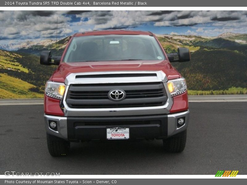 Barcelona Red Metallic / Black 2014 Toyota Tundra SR5 TRD Double Cab 4x4