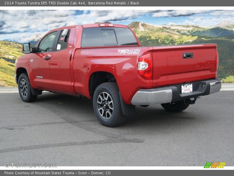Barcelona Red Metallic / Black 2014 Toyota Tundra SR5 TRD Double Cab 4x4