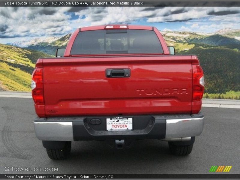 Barcelona Red Metallic / Black 2014 Toyota Tundra SR5 TRD Double Cab 4x4