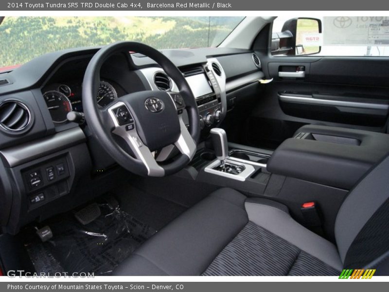 Barcelona Red Metallic / Black 2014 Toyota Tundra SR5 TRD Double Cab 4x4