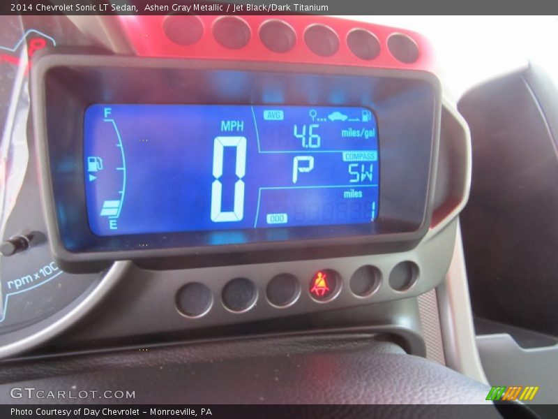 Ashen Gray Metallic / Jet Black/Dark Titanium 2014 Chevrolet Sonic LT Sedan