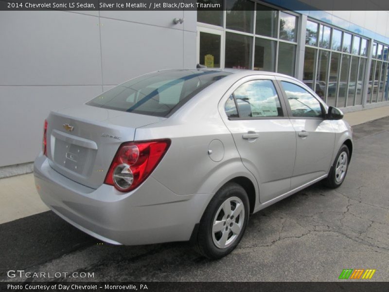 Silver Ice Metallic / Jet Black/Dark Titanium 2014 Chevrolet Sonic LS Sedan
