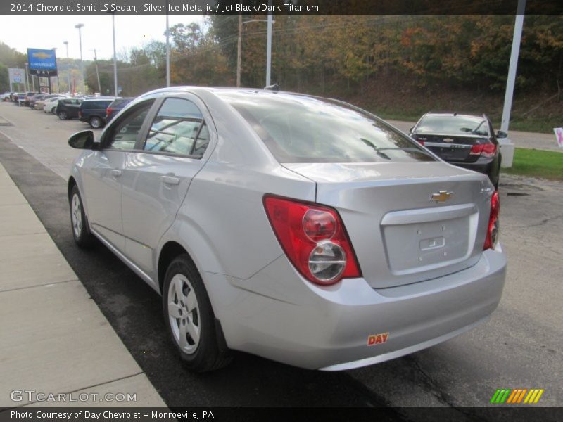 Silver Ice Metallic / Jet Black/Dark Titanium 2014 Chevrolet Sonic LS Sedan