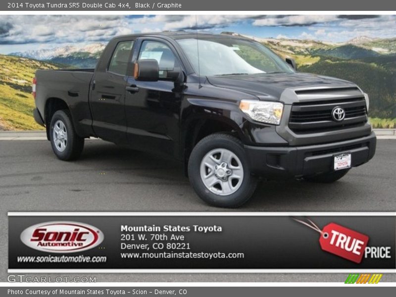 Black / Graphite 2014 Toyota Tundra SR5 Double Cab 4x4