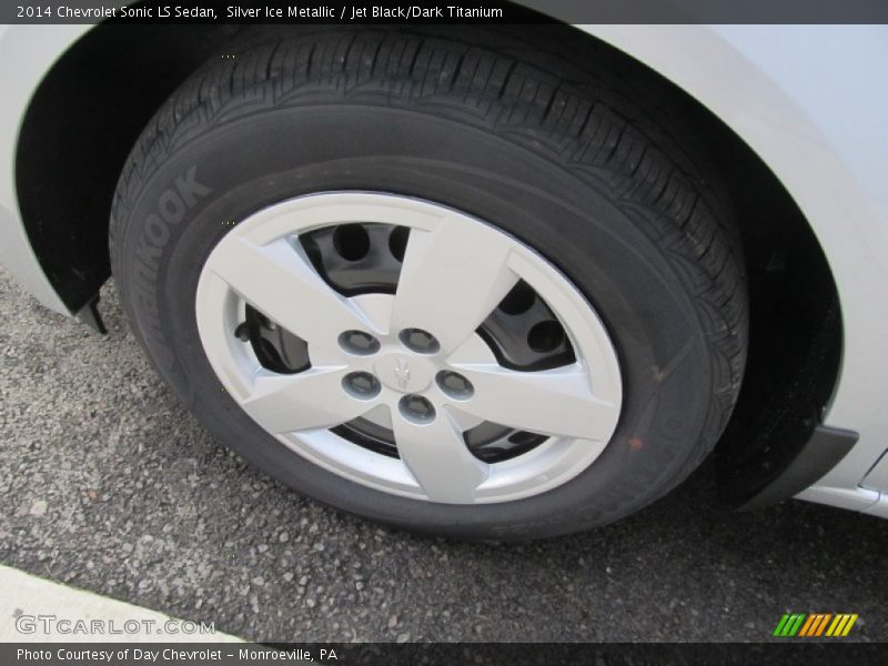 Silver Ice Metallic / Jet Black/Dark Titanium 2014 Chevrolet Sonic LS Sedan