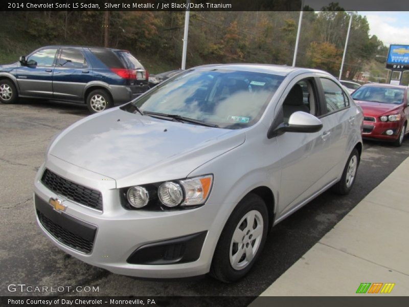 Silver Ice Metallic / Jet Black/Dark Titanium 2014 Chevrolet Sonic LS Sedan