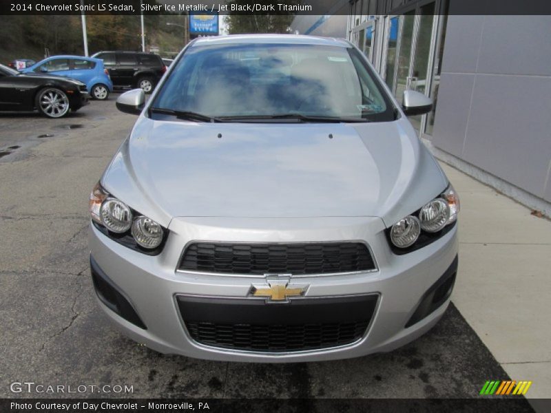 Silver Ice Metallic / Jet Black/Dark Titanium 2014 Chevrolet Sonic LS Sedan