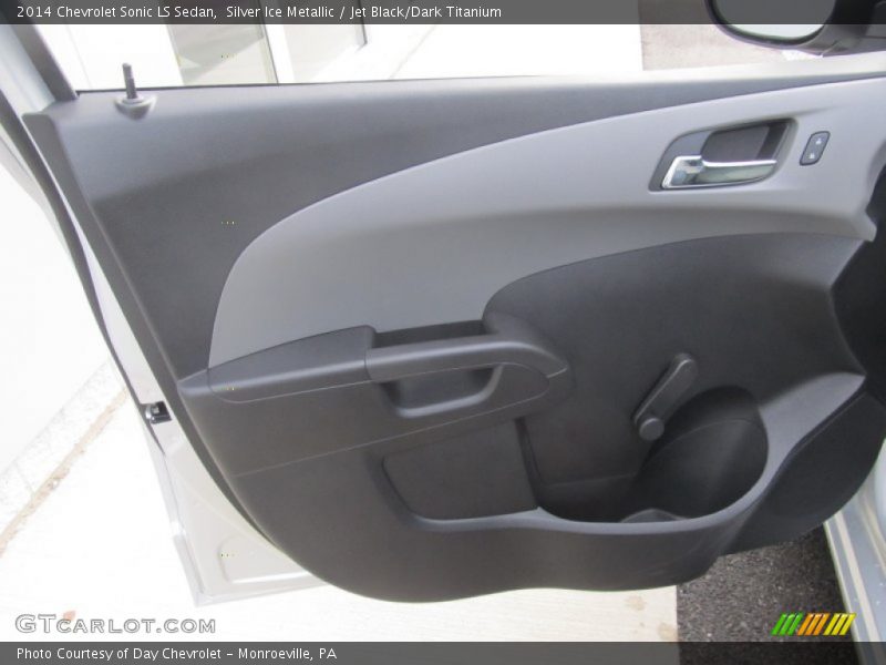 Silver Ice Metallic / Jet Black/Dark Titanium 2014 Chevrolet Sonic LS Sedan