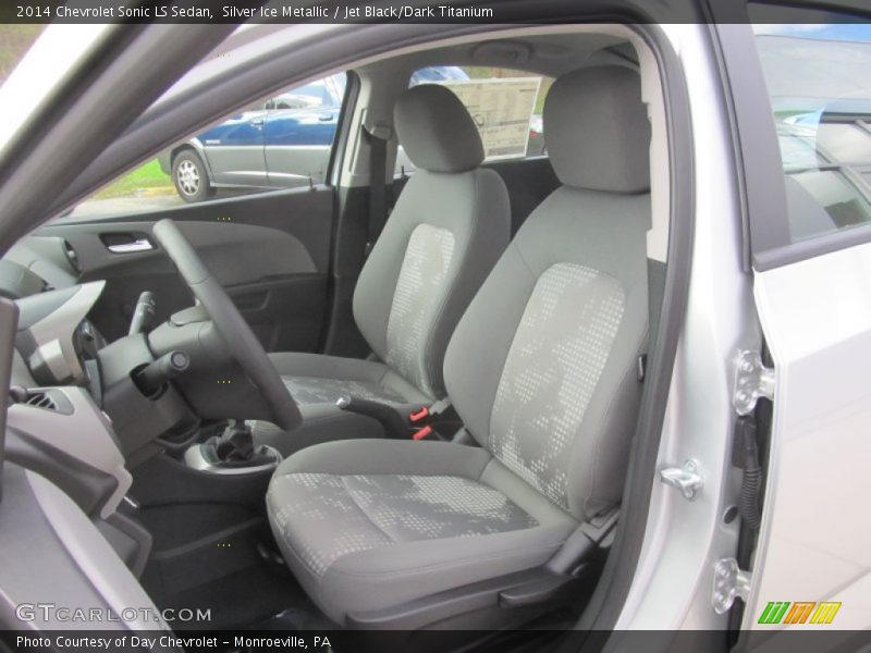 Silver Ice Metallic / Jet Black/Dark Titanium 2014 Chevrolet Sonic LS Sedan