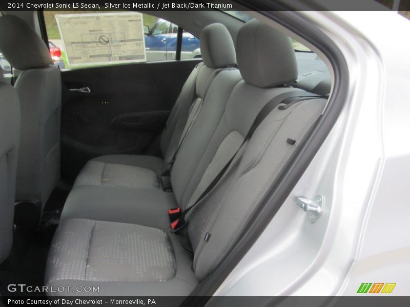Silver Ice Metallic / Jet Black/Dark Titanium 2014 Chevrolet Sonic LS Sedan