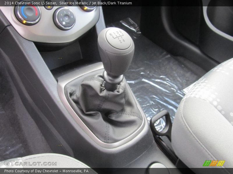 Silver Ice Metallic / Jet Black/Dark Titanium 2014 Chevrolet Sonic LS Sedan
