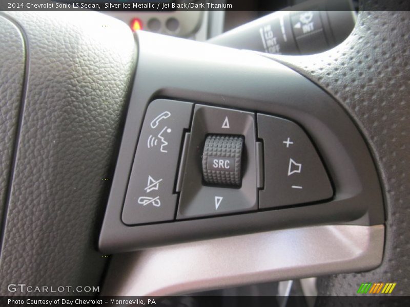 Silver Ice Metallic / Jet Black/Dark Titanium 2014 Chevrolet Sonic LS Sedan